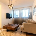 Alquiler de un luminoso apartamento de 2 habitaciones, 47 m², centro de la ciudad, Belgrado, Serbia
